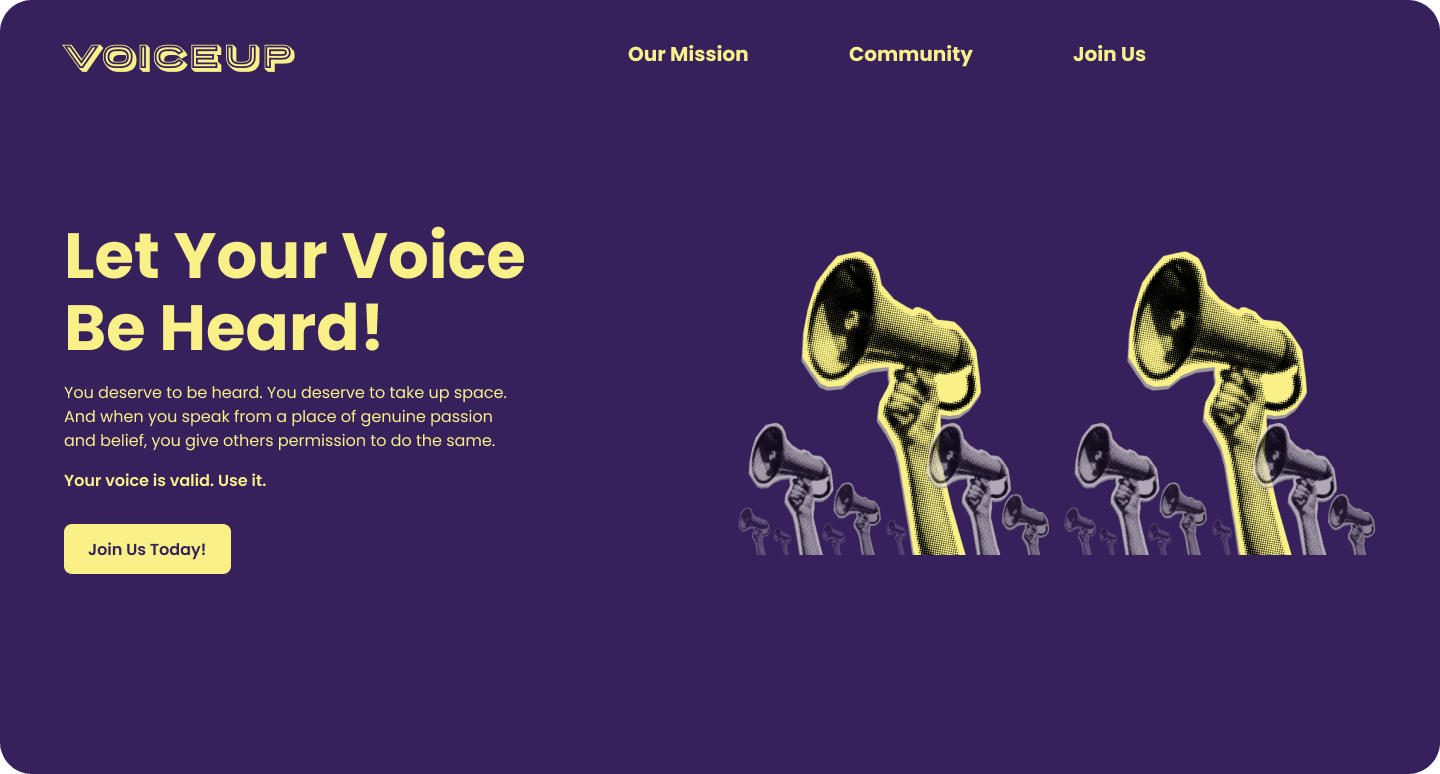 VoiceUp project